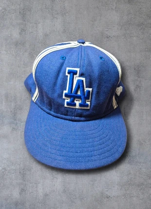 Casquette - New Era - L.A Dodgers - Taille 8 (63,5cm) - Très bon état - Bleue et blanche, merk: New Era, staat: Heel goed, maat: Universele maat, € 14,00, € 15,40 inclusief Kopersbescherming