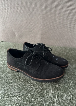 Chaussures derby en daim noir SPROX – Pointure 38, marca: Sprox, estado: Muito bom, tamanho: 38, €16.00, €17.50 inclui Proteção do Comprador