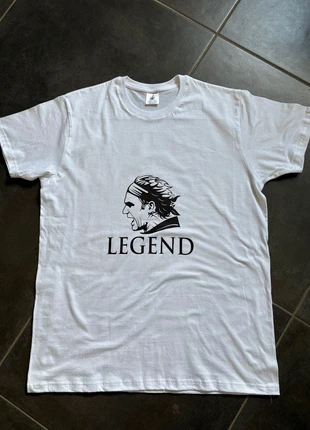 T-shirt tennis Roger Federer, Legend, Perfect, 100% coton, blanc, taille M, tennis, neuf, merk: Tennis, staat: Nieuw met prijskaartje, maat: M, € 11,95, € 13,25 inclusief Kopersbescherming