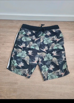 Heren korte broek met tropische print – Clockhouse – Maat M, merk: Clockhouse, staat: Goed, maat: M, € 1,50, € 2,28 inclusief Kopersbescherming