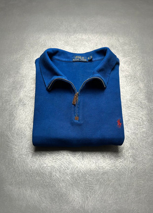 Pull Ralph Lauren half zip 1/4 zip col camionneur | Bleu logo brodé | Taille XL Homme old money, marca: Ralph Lauren, estado: Muito bom, tamanho: XL, €45.00, €47.95 inclui Proteção do Comprador