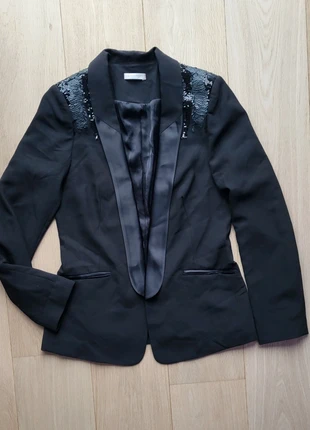 Blazer smoking à sequins T40 Promod, marque: Promod, état: Neuf sans étiquette, taille: L / 40 / 12, 20,00 €, 21,70 € Protection acheteurs incluse