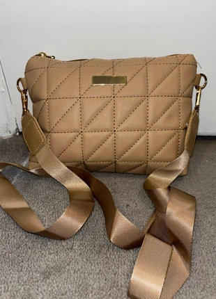 Tan coloured quilted crossbody bag, condition: New with tags, £4.50, £5.43 includes Buyer Protection