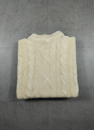 Pull blanc - Taille M - Col camioneur - 34, brand: Vintage Dressing, condizioni: Ottime, taglia: M / IT 42 / EU 38, €12.00, €13.30 include la Protezione acquisti