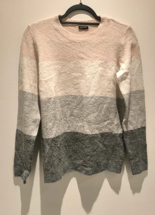⭐ Pull rayé Laura Torelli Classic – rose clair, beige & gris – taille S, marke: Laura Torelli, zustand: Sehr gut, größe: S / 36 / 8, 4,00 €, 4,90 € inklusive Vinted-Käuferschutz