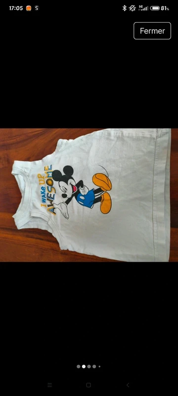 Lot 7 débardeurs, t-shirts sans manches - photo numéro 2