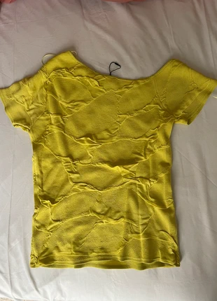Zara Textured Yellow Knit Top – Size M, marque: Zara, état: Très bon état, taille: M / 38 / 10, 8,50 €, 9,63 € Protection acheteurs incluse