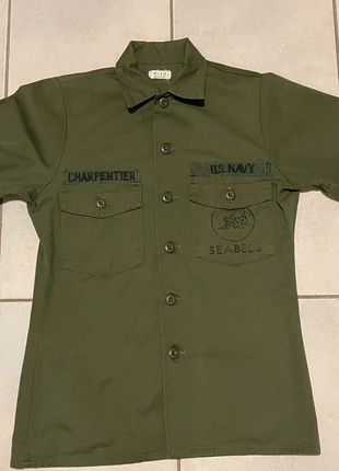 US Navy, US Army Seabees Shirt OG-507 Top Zustand, Größe S, merk: NAVY, staat: Heel goed, maat: S, € 65,00, € 68,95 inclusief Kopersbescherming