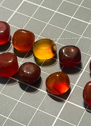 Lot de 10 pierres roulées en Agate rouge, brand: agate rouge, condizioni: Nuovo senza cartellino, €8.00, €9.10 include la Protezione acquisti Pro