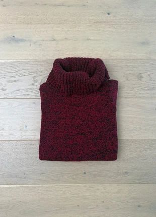 Pull à col roulé / Ralph Lauren / taille S / rouge et noir, marke: Ralph Lauren, zustand: Sehr gut, größe: S / 36 / 8, 25,00 €, 26,95 € inklusive Vinted-Käuferschutz