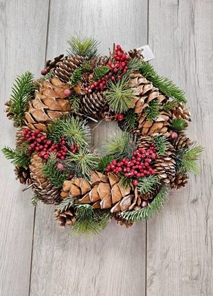 Xmas door wreath 30cm, brand: Wreaths&Reindeers, condition: New with tags, £10.00, £11.20 includes Buyer Protection Pro