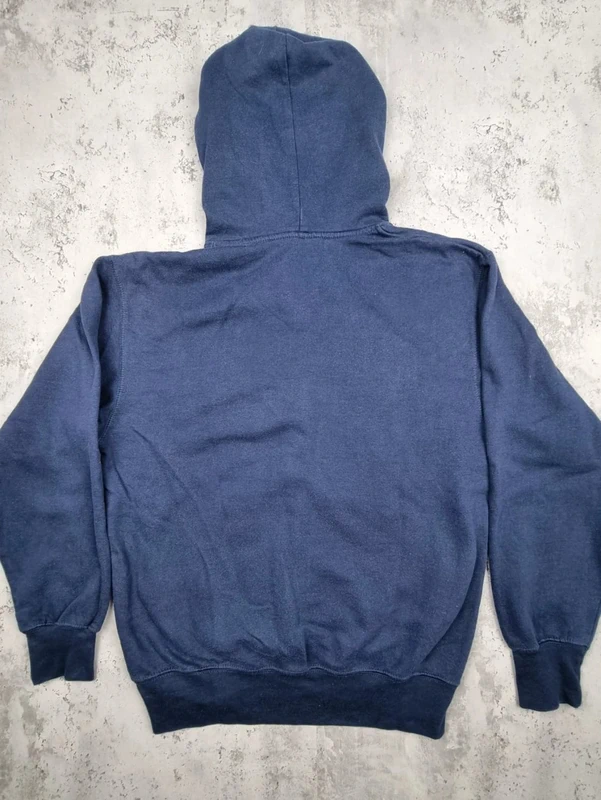 Pull capuche universitaire bleu, S Hommes - photo numéro 4