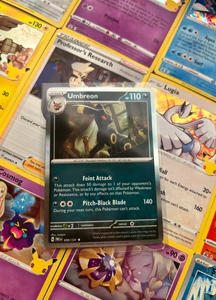Umbreon holo (PRE 059), merk: Pokémon, staat: Heel goed, € 1,00, € 1,75 inclusief Kopersbescherming