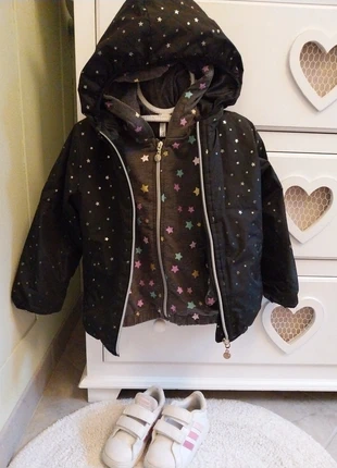 Set giacca a vento con interno pile+ felpa zip stelline ottimo stato tg 36/4anni idexe, marca: IDEXE', estado: Nuevo sin etiquetas, tamaño: 3 años / 98 cm, 18,00 €, 19,60 € Protección al comprador incluida