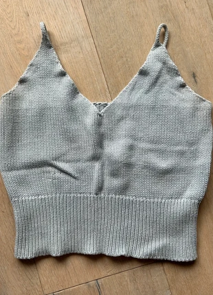 hellblaues Stricktop von *Brandy Melville*, marca: Brandy Melville, estado: Muy bueno, tamaño: Talla única, 6,00 €, 7,00 € Protección al comprador incluida