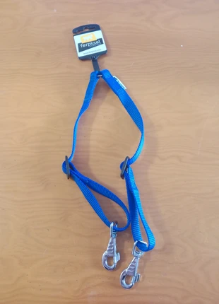 Enganche doble para correa – Ferplast azul nuevo con etiqueta, marca: Ferplast, estado: Novo com etiquetas, tamanho: M, €3.50, €4.38 inclui Proteção do Comprador