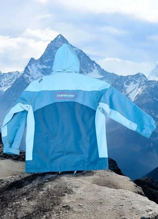 Veste de ski Vintage Oxbow bleue Bicolore logo brodé - taille M, brand: Oxbow, condition: Very good, size: M, €29.00, €31.15 includes Buyer Protection