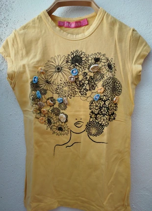 Camiseta Vintage Mango – Amarilla con Flores Crochet – Talla S 🌼, marque: Mango, état: Très bon état, taille: S / 36 / 8, 5,00 €, 5,95 € Protection acheteurs incluse
