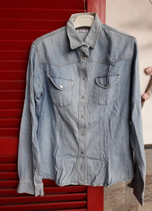 Camicia jeans, estado: Bueno, tamaño: XL / 42 / 14, 3,00 €, 3,85 € Protección al comprador incluida