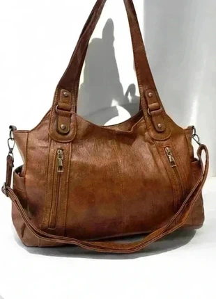 Sac à main de cours marron - Shoulder bag Y2K vintage tendance, brand: Tendance, condition: New without tags, €20.00, €21.70 includes Buyer Protection