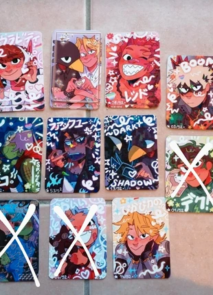 Cartes Mha Bnha, brand: puppy au lait, condition: Very good, €2.00, €2.80 includes Buyer Protection