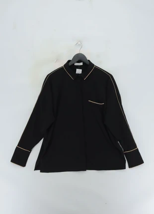Oak + Fort Black Basic Shirt, brand: Oak & Fort, condition: Good, size: S / UK 8-10, £10.20, £11.41 includes Buyer Protection Pro