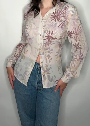 Deadstock 1990s pastel floral cottage core fairy bohemian whimsigoth witch country gipsy blouse, merk: Vintage, staat: Heel goed, maat: M / 38 / 10, € 15,00, € 16,45 inclusief Kopersbescherming Pro