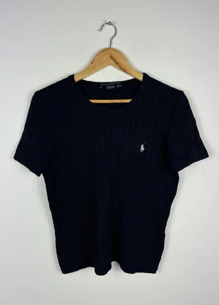 Pull Ralph Lauren Torsadé Col Rond Noir, brand: Ralph Lauren, condition: Very good, size: L / 40 / 12, €45.00, €47.95 includes Buyer Protection Pro