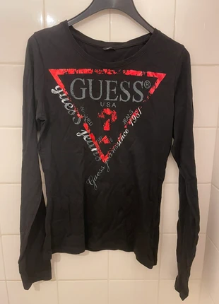 T-shirt manche longue Guess, marque: GUESS, état: Très bon état, taille: M / 38 / 10, 5,00 €, 5,95 € Protection acheteurs incluse