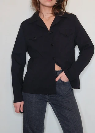 chemise noire cintrée basique classique jennyfer y2k 2000s black shirt, brand: y2k, condition: Very good, size: L / 40 / 12, €13.00, €14.35 includes Buyer Protection Pro