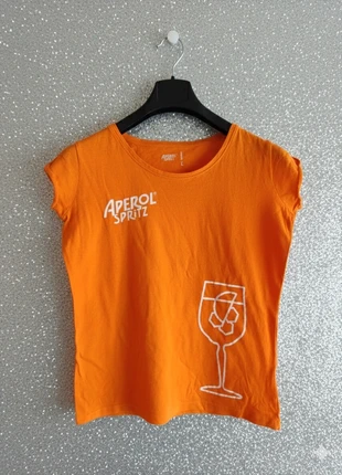 T-shirt Officiel Aperol Spritz 🦋, marque: APEROL, état: Bon état, taille: L / 40 / 12, 3,99 €, 4,89 € Protection acheteurs incluse