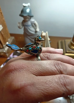 Anello Enrico vintage Indiano originale, marque: etnico indian, état: Neuf sans étiquette, taille: 17,3 mm, 29,00 €, 31,15 € Protection acheteurs incluse