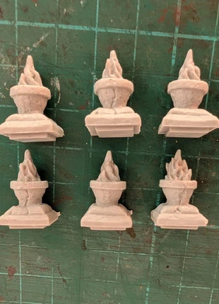 6 Reaper Bones brazier token, brand: Reaper, condition: New without tags, £2.00, £2.80 includes Buyer Protection