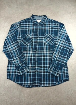 Chemise en flanelle à carreaux Weatherproof bleu vintage taille L homme, brand: Vintage Dressing, condition: Very good, size: L, €8.00, €9.10 includes Buyer Protection Pro