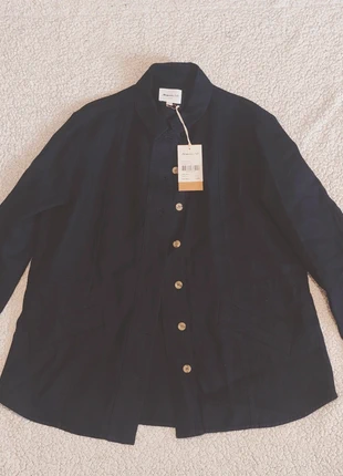 Veste en lin blue marine Maison 123, marque: Maison 123, état: Neuf avec étiquette, taille: S / 36 / 8, 40,00 €, 42,70 € Protection acheteurs incluse