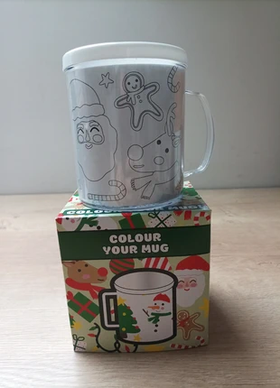 Mug à colorier Noël, zustand: Sehr gut, größe: Einheitsgröße, 3,90 €, 4,80 € beinhaltet Vinted-Käuferschutz Pro