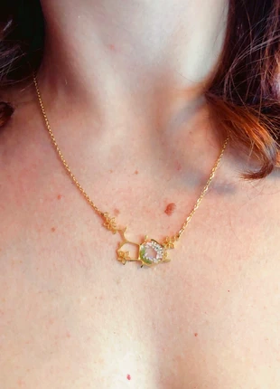 Collana Serotonina la “Molecola della Felicità” con fiori veri in resina - Acciaio - 45 cm, marke: Befloral, zustand: Neu, mit Etikett, 28,00 €, 30,10 € beinhaltet Vinted-Käuferschutz Pro