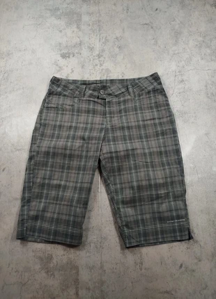 Short bermuda vintage y2k à carreaux gris Columbia Titanium broderie blanche L Femme, marque: Columbia, état: Très bon état, taille: L / 40 / 12, 13,00 €, 14,35 € Protection acheteurs (Pro) incluse