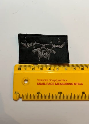 Danzig Skull Logo Mini Embroidered Patch, brand: Metal, condition: Like new, £2.00, £2.80 includes Buyer Protection