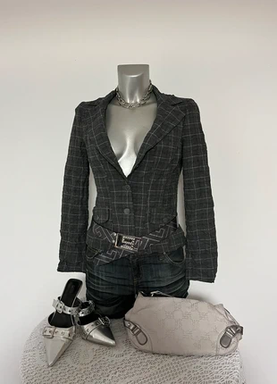 Veste à carreaux y2k blazer, marca: Vintage, estado: Muy bueno, tamaño: S / 36 / 8, 23,00 €, 24,85 € Protección al comprador Pro incluida