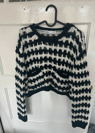 Zara gehaakte trui, merk: Zara, staat: Heel goed, maat: S / 36 / 8, € 5,00, € 5,95 inclusief Kopersbescherming
