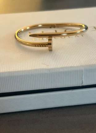 Bracelet clou doré acier inoxydable, état: Très bon état, 6,00 €, 7,00 € Protection acheteurs (Pro) incluse