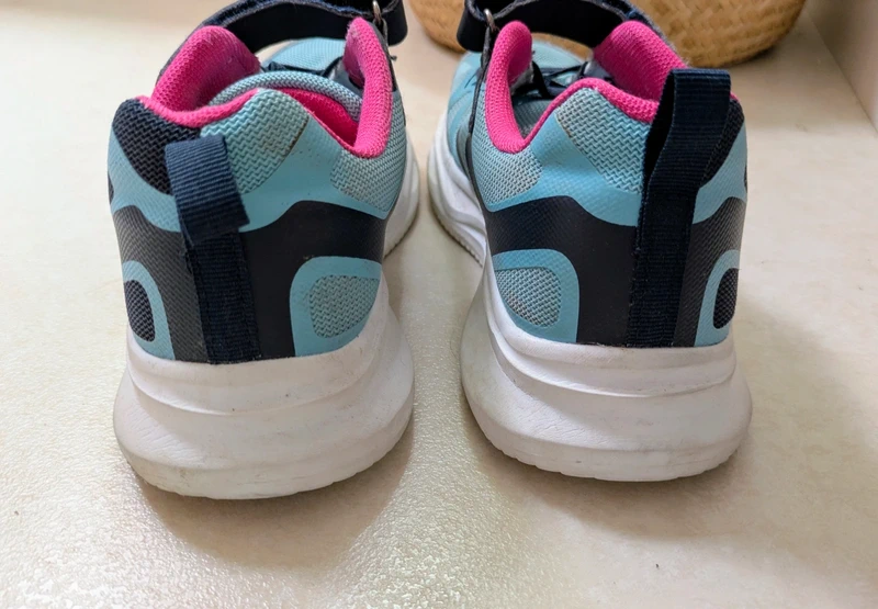 Baskets de sport fille bleu et rose à scratch - Gémo - Pointure 36 - photo numéro 3