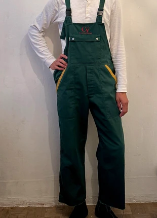 Vintage work green overall, marque: Vintage Dressing, état: Très bon état, taille: L, 22,00 €, 23,80 € Protection acheteurs incluse