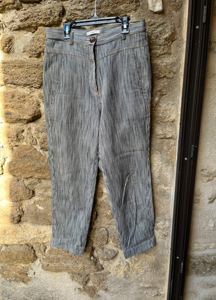 Pantalon rayé bleu et blanc sessun, marque: Sessun, état: Très bon état, taille: M / 38 / 10, 25,00 €, 26,95 € Protection acheteurs incluse