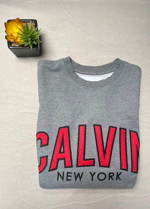 Pull sweat-shirt sweat, Calvin Klein, gris clair, New York, coton, S small, marque: Calvin Klein, état: Neuf sans étiquette, taille: S, 15,00 €, 16,45 € Protection acheteurs incluse