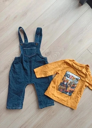 Ensemble salopette t-shirt manches longues taille 6 mois, marque: Bout'chou, état: Neuf sans étiquette, taille: 6-9 mois / 68 cm, 8,00 €, 9,10 € Protection acheteurs incluse