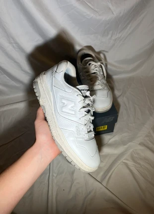 New Balance 550 triple white, marke: New Balance, zustand: Sehr gut, größe: 44.5, 75,00 €, 79,45 € inklusive Vinted-Käuferschutz