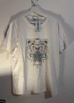 Kenzo Paris T-shirt wit – tijgerlogo met strass – maat xl – nieuw met kaartje, marque: Kenzo, état: Neuf avec étiquette, taille: XL, 25,00 €, 26,95 € Protection acheteurs incluse