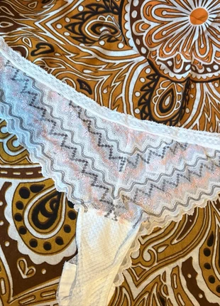 Tanga dentelle ethnique pastel, marque: Freya, état: Neuf avec étiquette, taille: XL / 42 / 14, 3,00 €, 3,85 € Protection acheteurs incluse